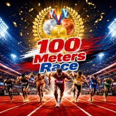 100 Meters Race game Play 100 Meters Race game