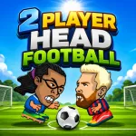Play 2 Player Head Football now!
