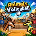 Play Animals Volleyball now!
