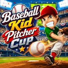 Play Baseball Kid Pitcher Cup game