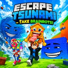 Play Escape Tsunami - Take Brainrots! game
